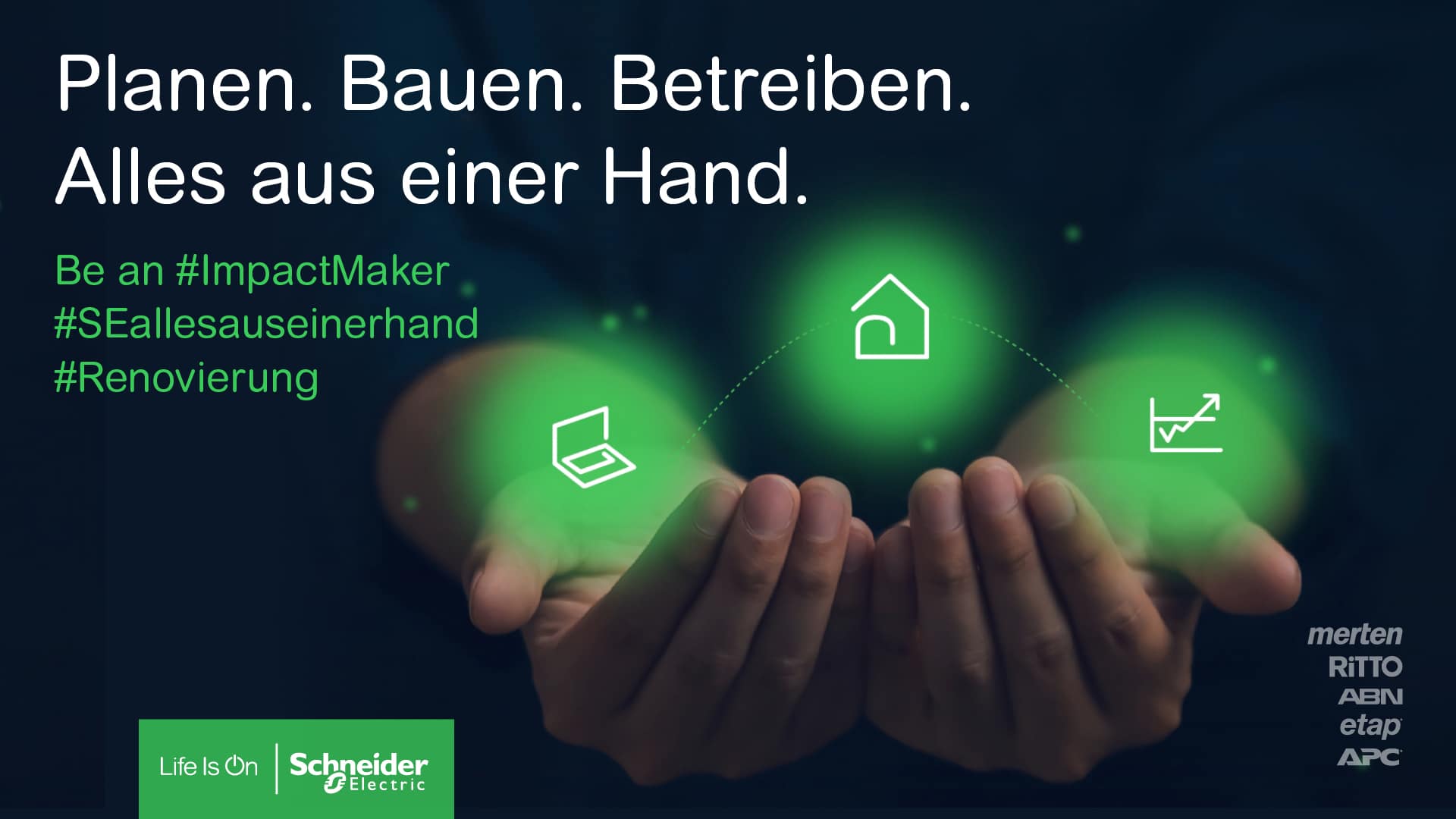 Schneider Electric Banner Light+Building 2024 Messe