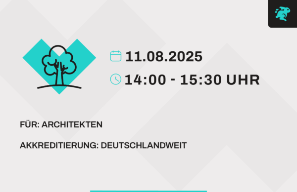 Online Veranstaltung - Effiziente Stadt- und Gebäudebegrünung durch innovative Regenwasserbewässerung