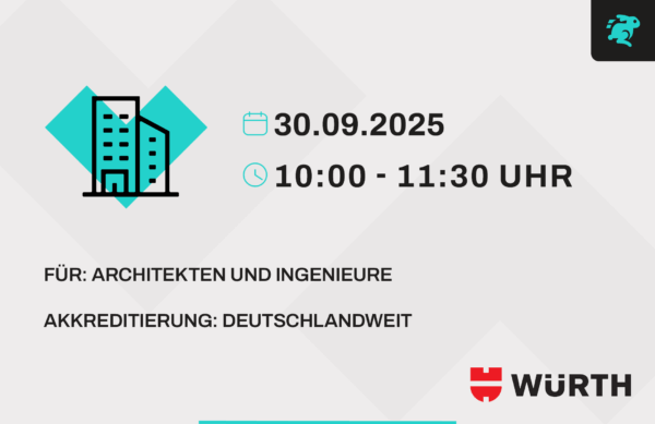 Online Veranstaltung - Absturzsichernde Fensterelemente