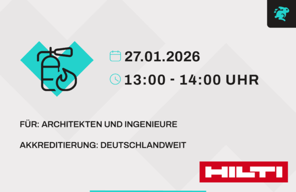 Online Veranstaltung - Flexible und nachhaltige Brandabschottung für Bodenhohlräume - Technisches Know-how für sichere und regelkonforme Verbindungen