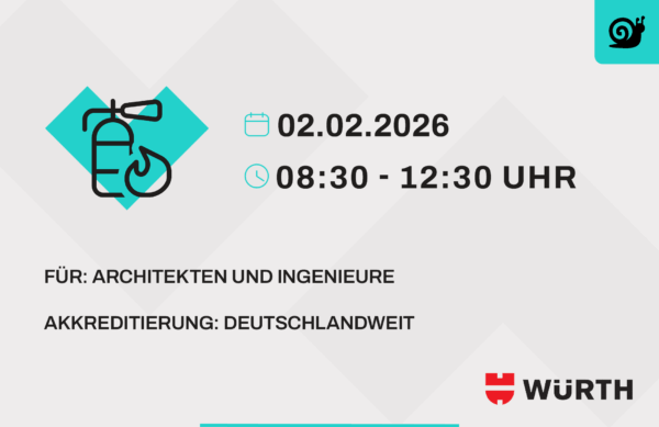 Online Veranstaltung - Planerseminar gebäudetechnischer Brandschutz