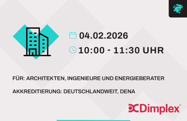 Online Veranstaltung - Wärmepumpeninstallationen >20 kW in der Praxis