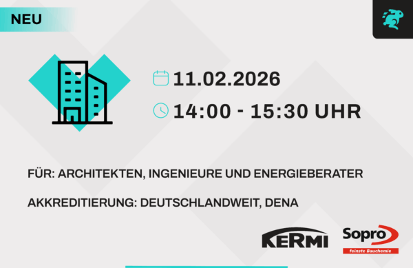 Online Veranstaltung - Maßgeschneiderte Estrich-Konstruktionen in der Altbausanierung - Estrich, Fußbodenheizung und Wärmepumpe im effizienten Einklang