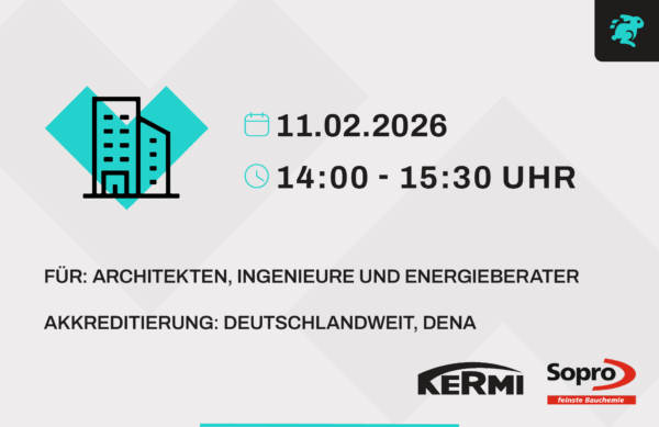 Online Veranstaltung - Maßgeschneiderte Estrich-Konstruktionen in der Altbausanierung - Estrich, Fußbodenheizung und Wärmepumpe im effizienten Einklang