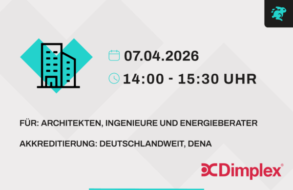 Online Veranstaltung - Wärmepumpeninstallationen >20 kW in der Praxis