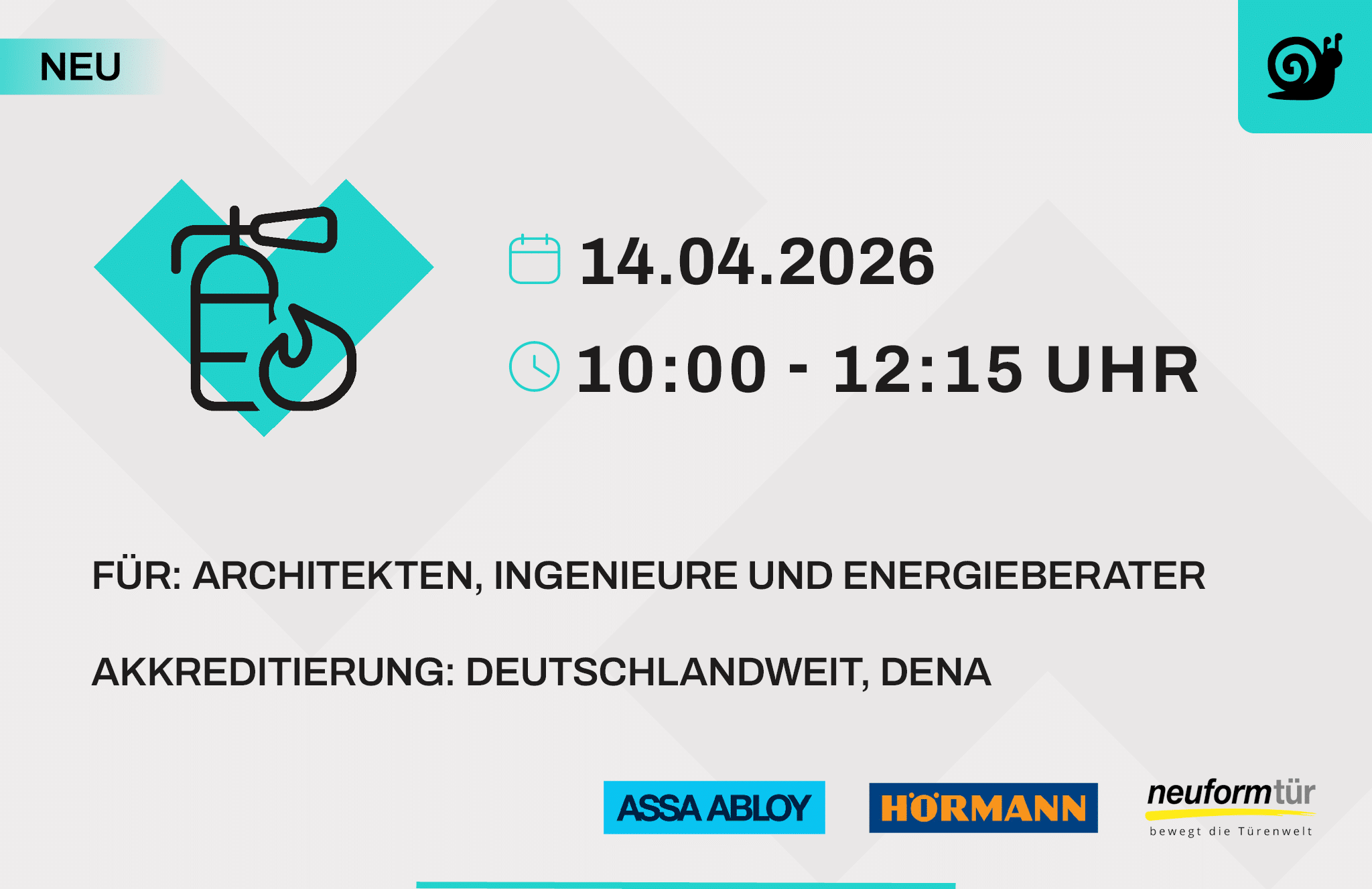 Planer Symposium - Von der Tür bis zur Fassade: Planung brandschutzgerechter Abschlüsse