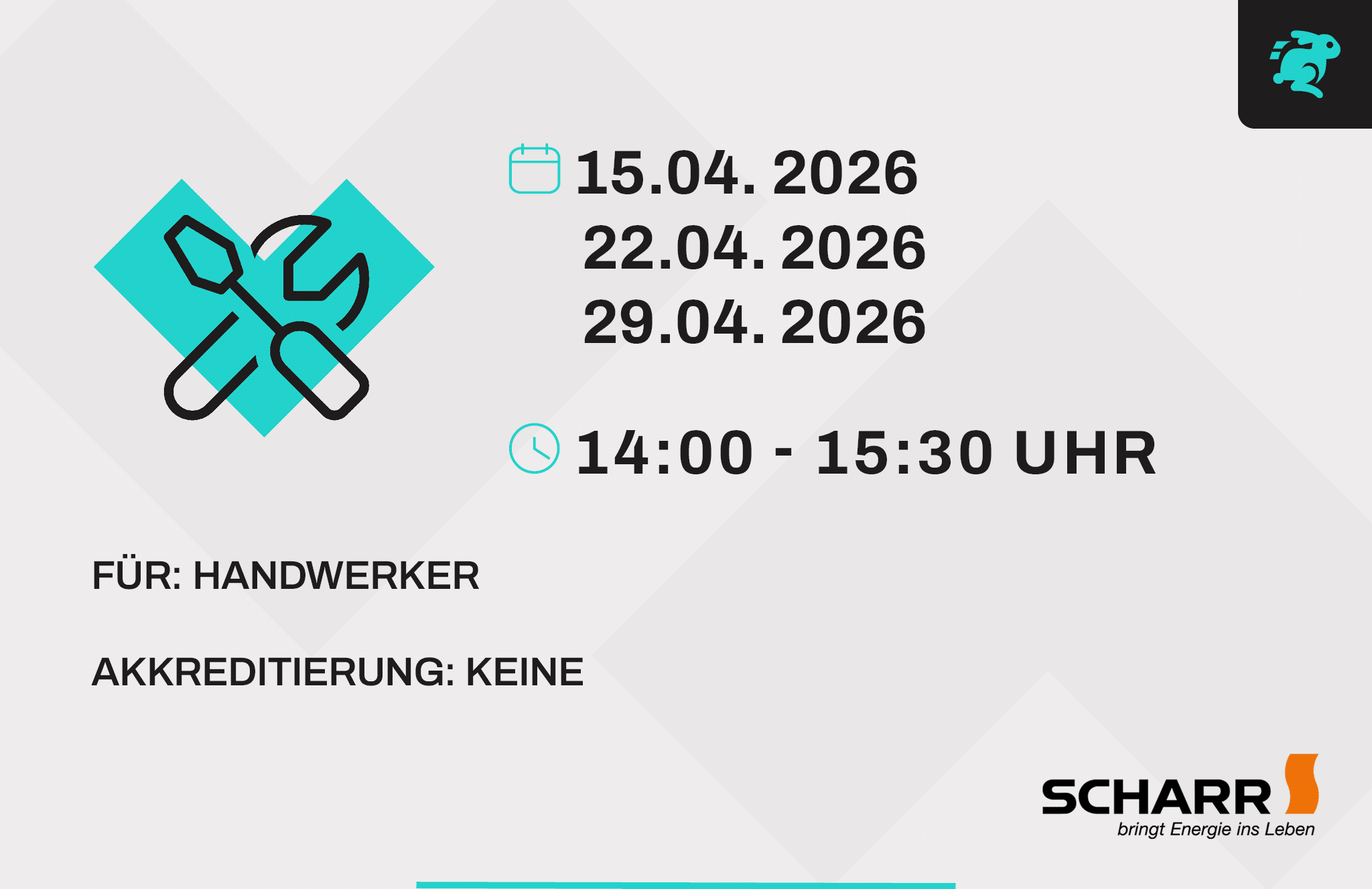 Online Veranstaltung - TRF Handwerkerschulung Modul 1 - 3
