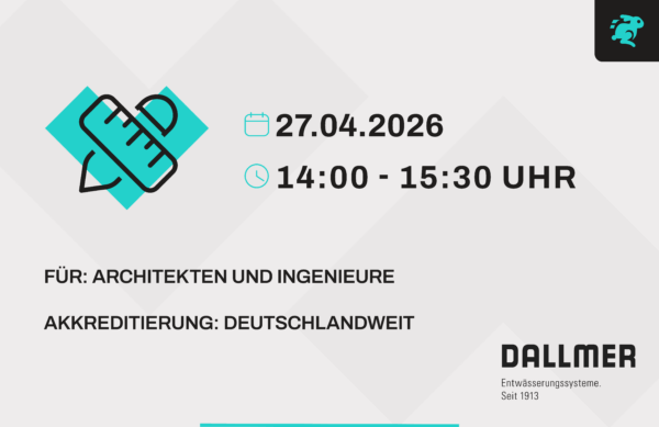 Online Veranstaltung - Komfortbad der Zukunft: Barrierefreiheit, Entwässerung und Fehlervermeidung in der Verbundabdichtung
