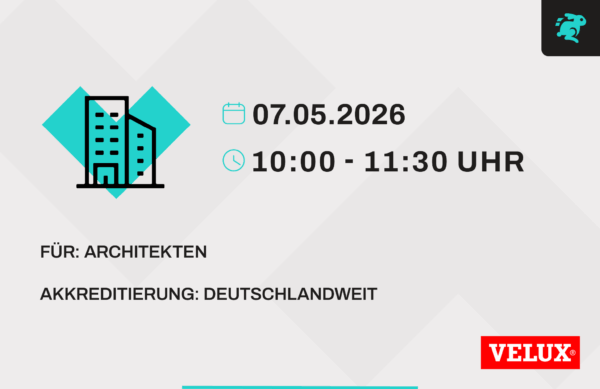 Online Veranstaltung - Anschlüsse an Dachfenster in Theorie und Praxis