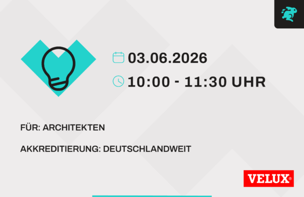 Online Veranstaltung - Belichtungskonzepte für unterschiedliche Nutzungen