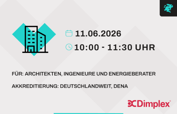 Online Veranstaltung - Wärmepumpeninstallationen >20 kW in der Praxis