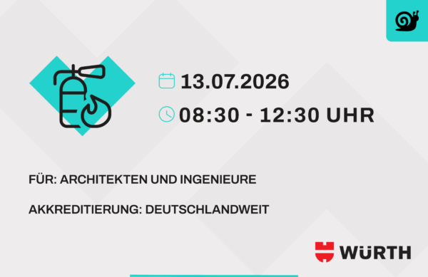 Online Veranstaltung - Planerseminar gebäudetechnischer Brandschutz