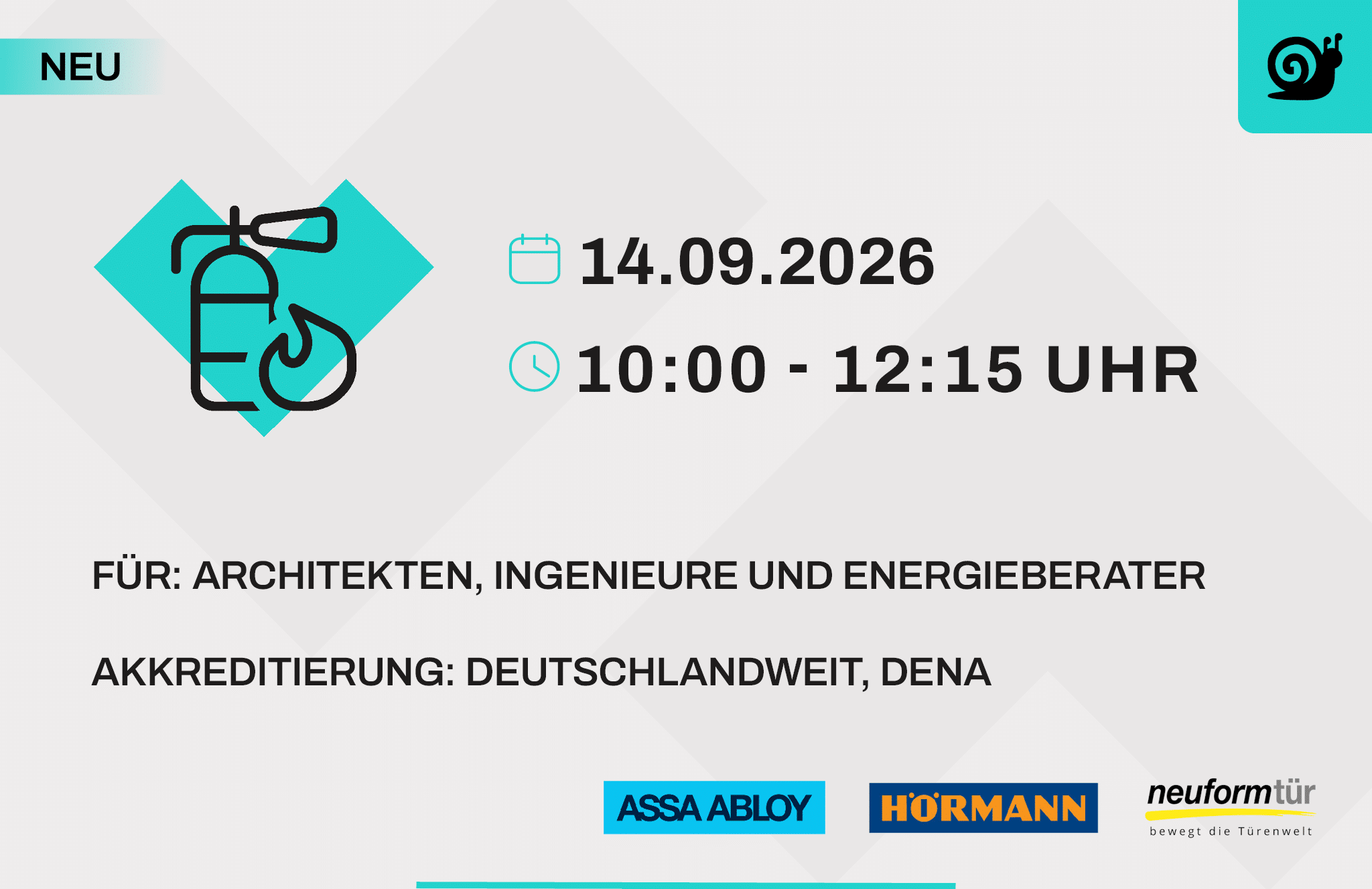 Planer Symposium - Von der Tür bis zur Fassade: Planung brandschutzgerechter Abschlüsse