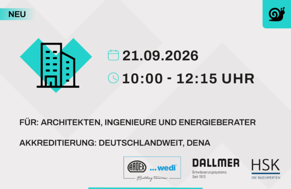 Planer Symposium - Bodengleiche Duschsanierung – Planung, Entwässerung und Gestaltung
