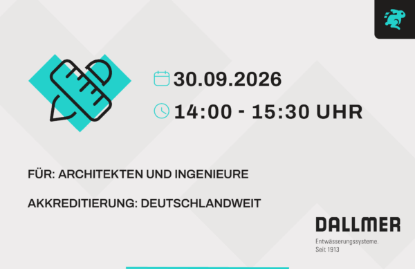 Online Veranstaltung - Komfortbad der Zukunft: Barrierefreiheit, Entwässerung und Fehlervermeidung in der Verbundabdichtung