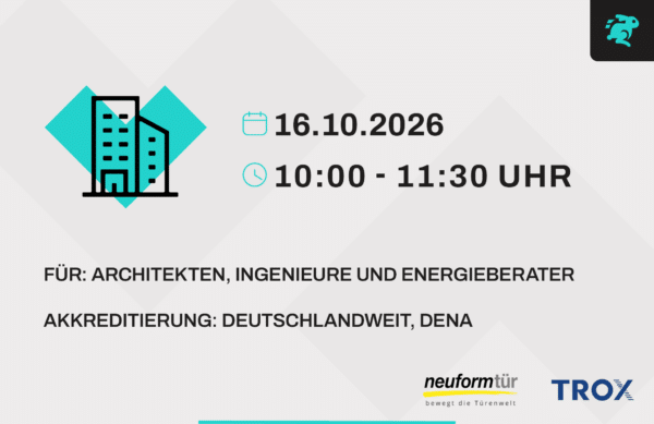 Online Veranstaltung - Healing Architecture: Raumwirkung im Gesundheitsbau gezielt gestalten