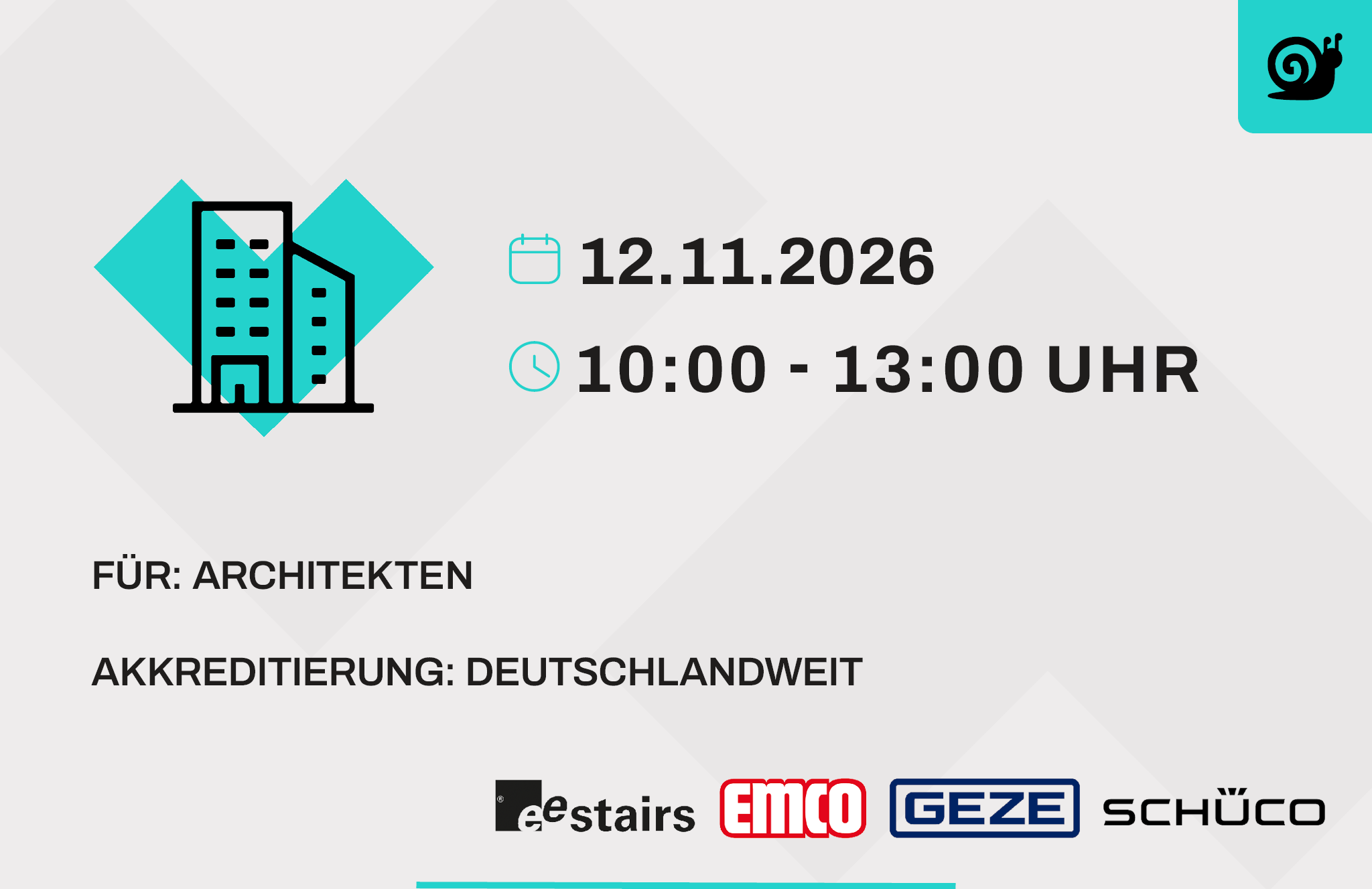 Planer Symposium - Der erste Eindruck zählt – Bauteile der Gebäudeerschließung normgerecht planen
