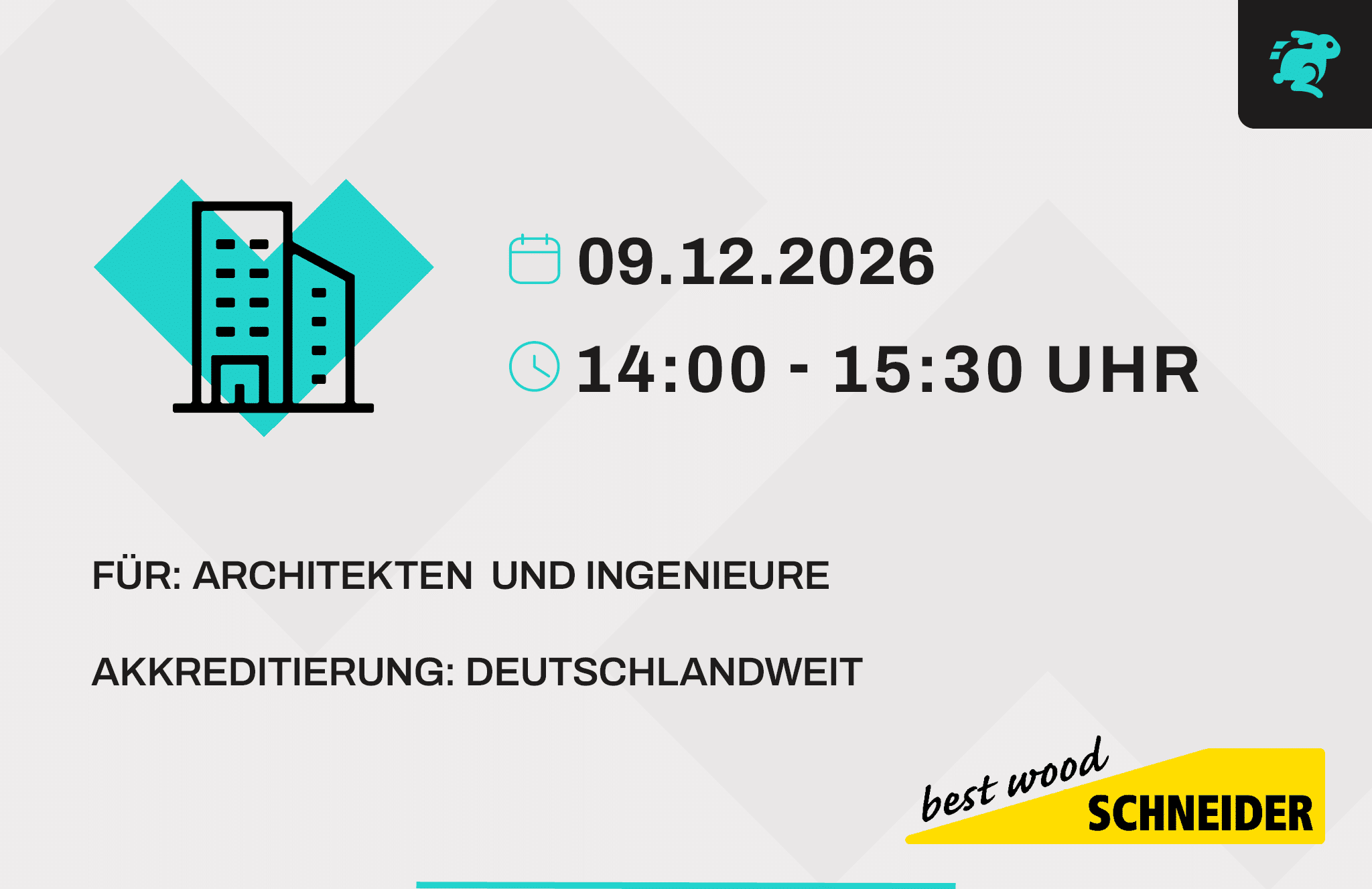 Online Veranstaltung - Effektive Schallschutzplanung im Holzbau