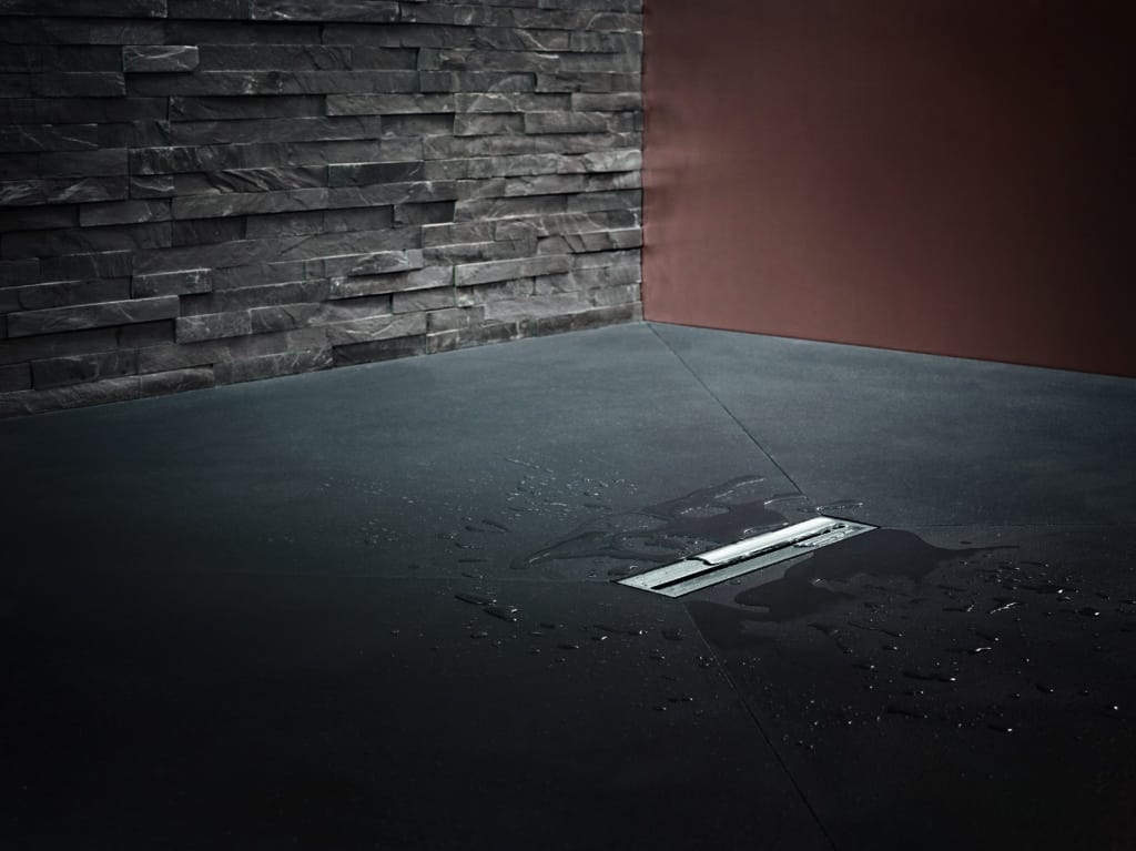 Das neue Entwässerungssystem DallFlex 2.0 bietet viele Kombinationsmöglichkeiten. Hier: Kurzrinne Zentrix.