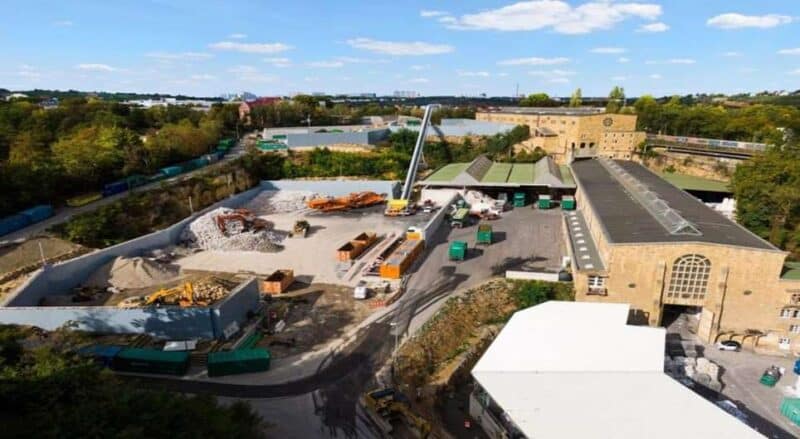 Sanierung eines Recyclingparks in Stuttgart