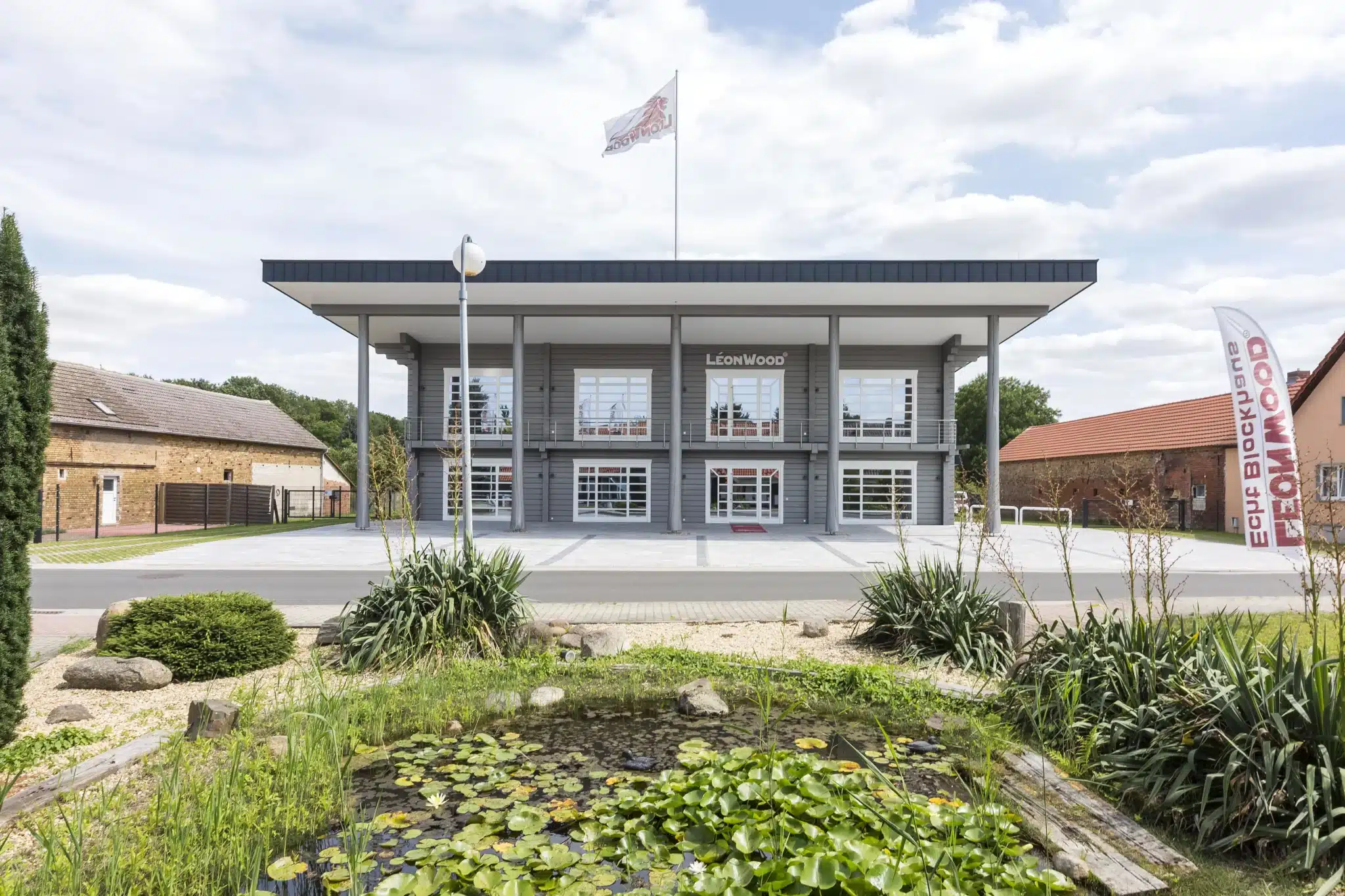 Die neu gebaute Firmenzentrale der Léon