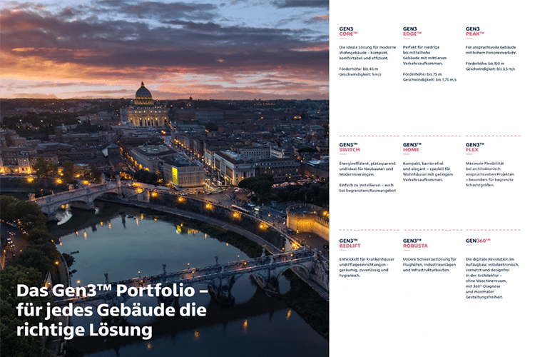 Gen3™ von Otis – Vernetzte Aufzugslösungen mit maximaler Gestaltungsfreiheit für Architekten und Planer
