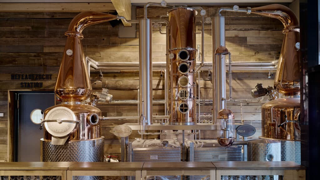 Inselbrauerei. Neubau einer Brauerei mit Tastingroom und Shop
