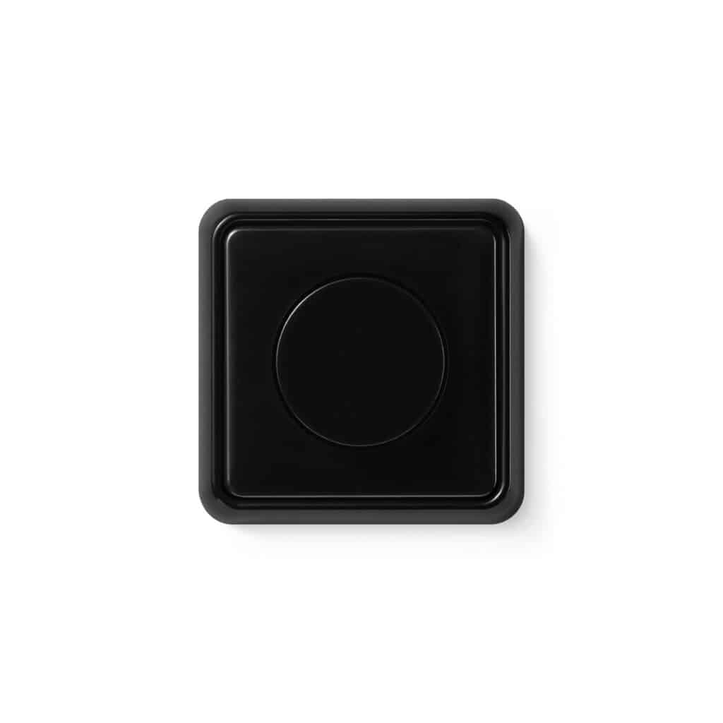 Schwarzer JUNG CD 500 Drehdimmer – klassisches Schalterdesign kombiniert mit moderner Lichtdimmfunktion