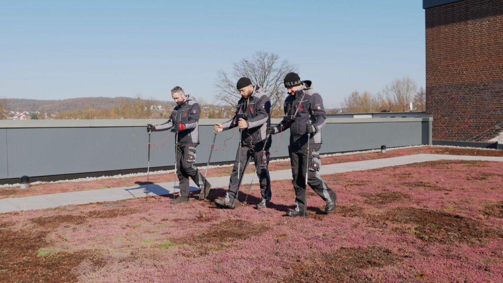 Leckortung auf Flachdach