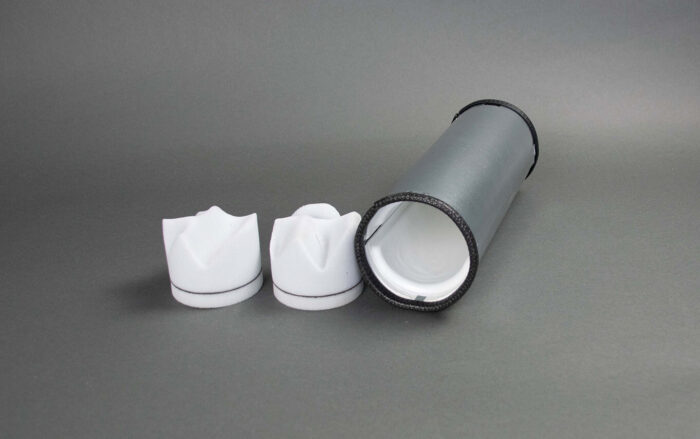 Runde Ausführung der Sonifoam Kabelbox © Wichmann Brandschutzsysteme GmbH & Co. KG