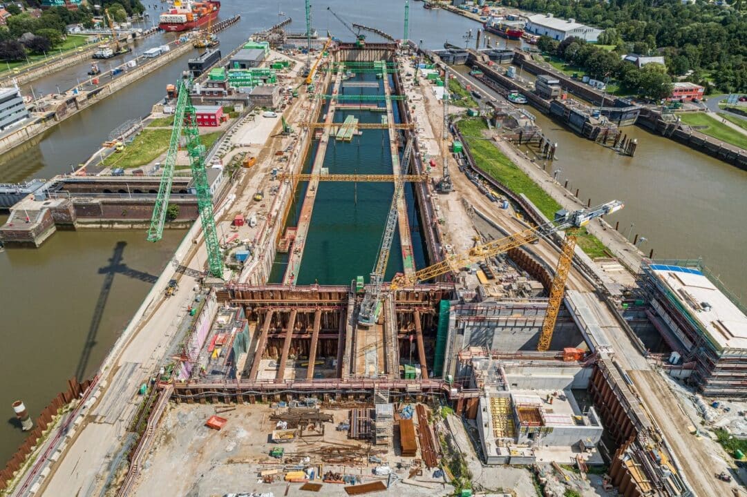 Neubau der 5. Schleusenkammer in Brunsbüttel – Deutschlands größtes Wasserbauprojekt