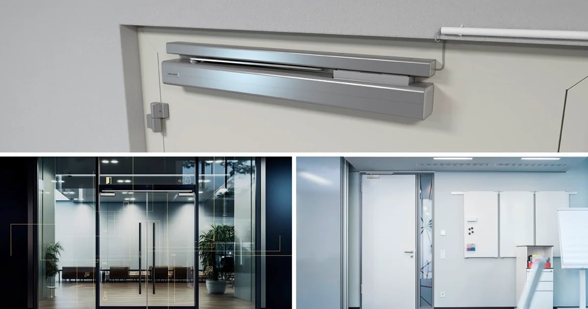 Abbild verschiedener Tuerschliesser