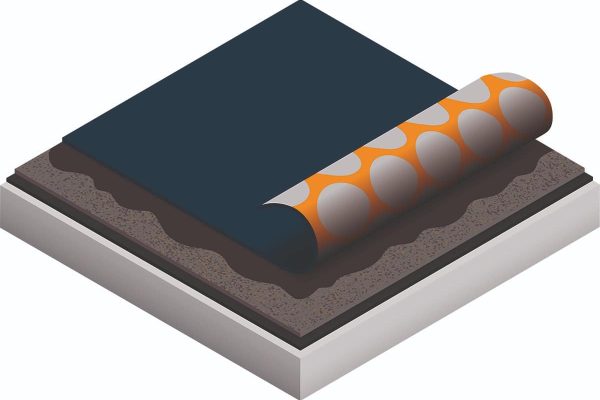 PrimoSan65 Regenerationsbahn zur einlagigen Sanierung auf einem funktionstüchtigen Bitumen-Altaufbau.