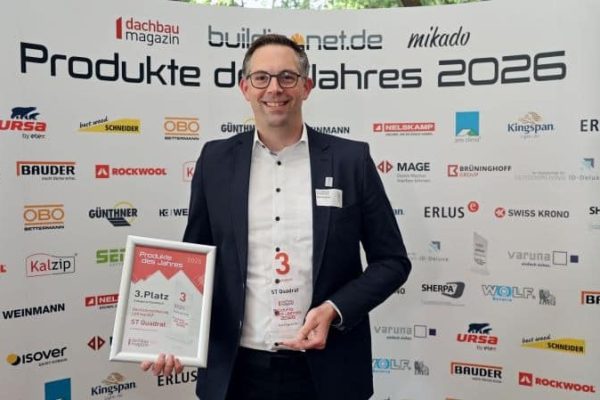 3. Platz – Produkt des Jahres 2026 in der Kategorie Flachdach!