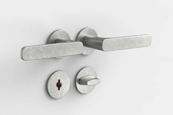 FSB 1289 als WC-Garnitur mit FSB AFL® in Aluminium Pure