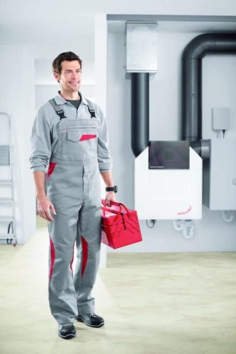 Für die Untersuchungen wurde die gesamte Produktreihe des Komfort-Lüftungsgeräts Zehnder ComfoAir Q (hier im Bild), das dezentrale Komfort-Lüftungsgerät Zehnder ComfoSpot 50 sowie alle Komponenten der Luftverteilung Zehnder ComfoFresh und des vorgedämmten Luftverteilsystems Zehnder ComfoFresh mit Thermal Shield geprüft. © Zehnder Group Deutschland GmbH, Lahr