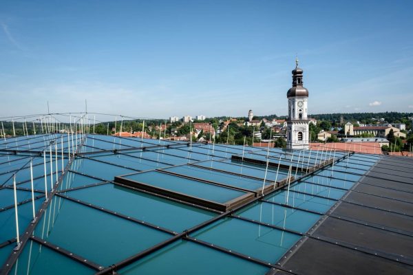 Glasdach mit Sonnenschutzverglasung