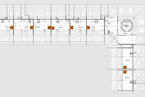 Architektonischer Grundriss