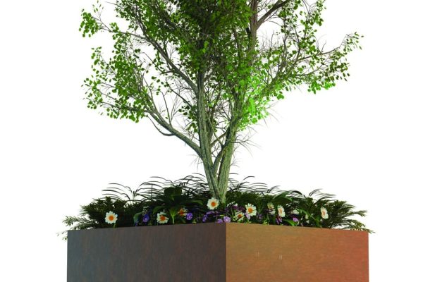 ACO ClimateBoxx Kombi – Baum + Pflanzen in der Größe 1.500 x 1.5000 x 1.200 mm mit ca. 1.000 Liter Wasserspeicher