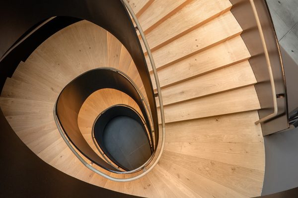 Stahltreppe bei Marc O‘Polo