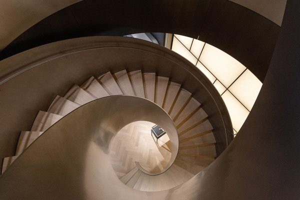 Wangentreppe mit Flüssigmetallbeschichtung