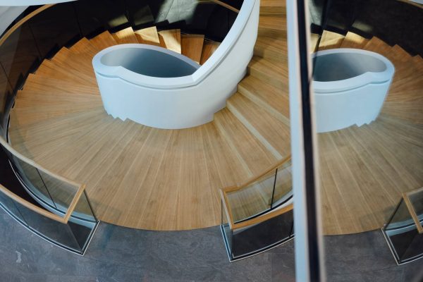Freitragende Wendeltreppe von METALLART