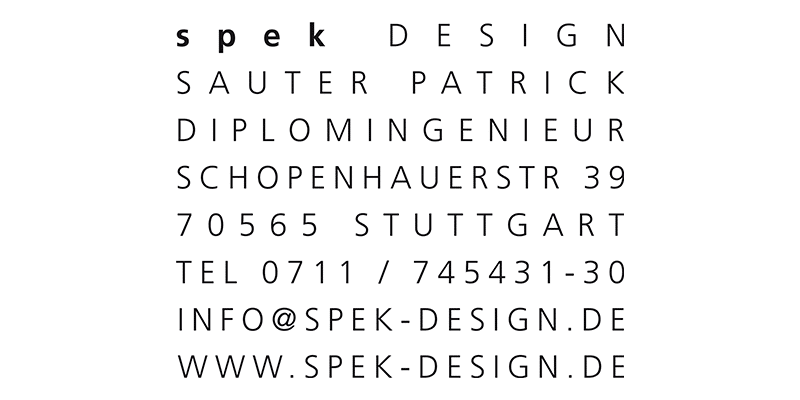spek Design, Patrick Sauter